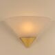 Pair of opal glass wall lights designed by Limburg, Germany.
