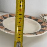 4 Badonviller star model soup plates