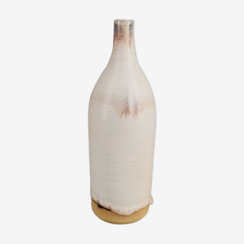 French soliflore vase in enamelled sandstone