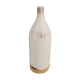 French soliflore vase in enamelled sandstone
