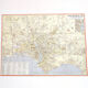Vintage map of Marseille 1970
