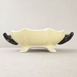 Vintage Saint-Clément flat bowl 1950