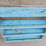 Teak wall shelf