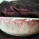Hollow plate fruit drain - sarreguemines earthenware "calcutta"