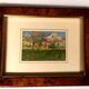 Landscape Painting Oil on Panel Early 1900s Italy Antique Painting