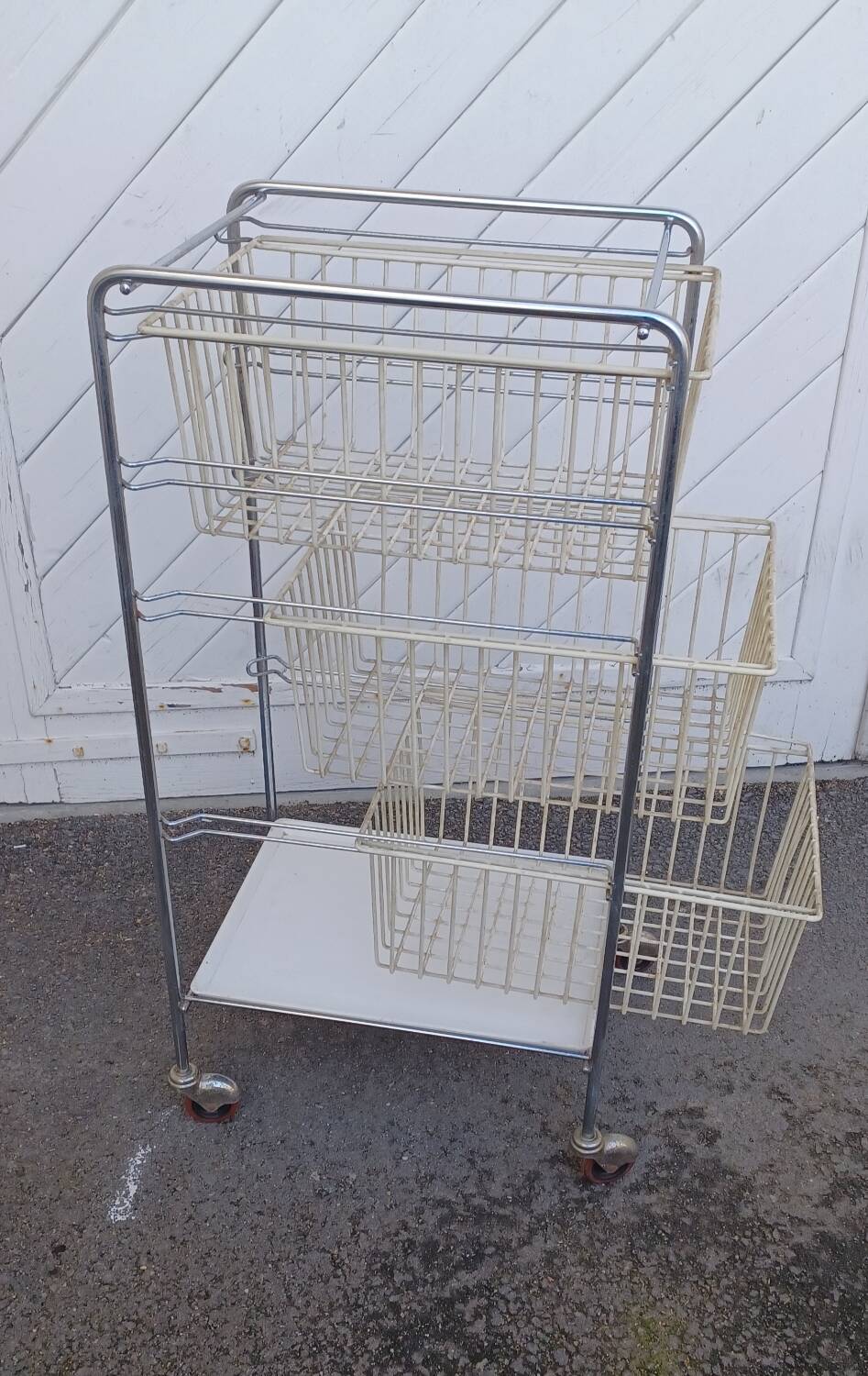 Vintage trolley dessert cart