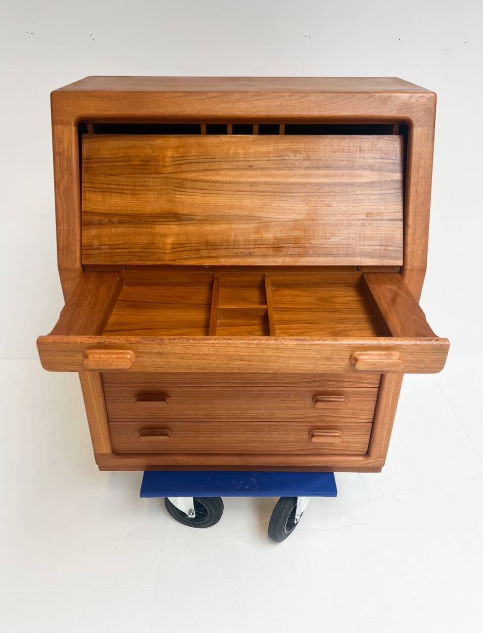 Teak secretary by Dyrlund, 1960s