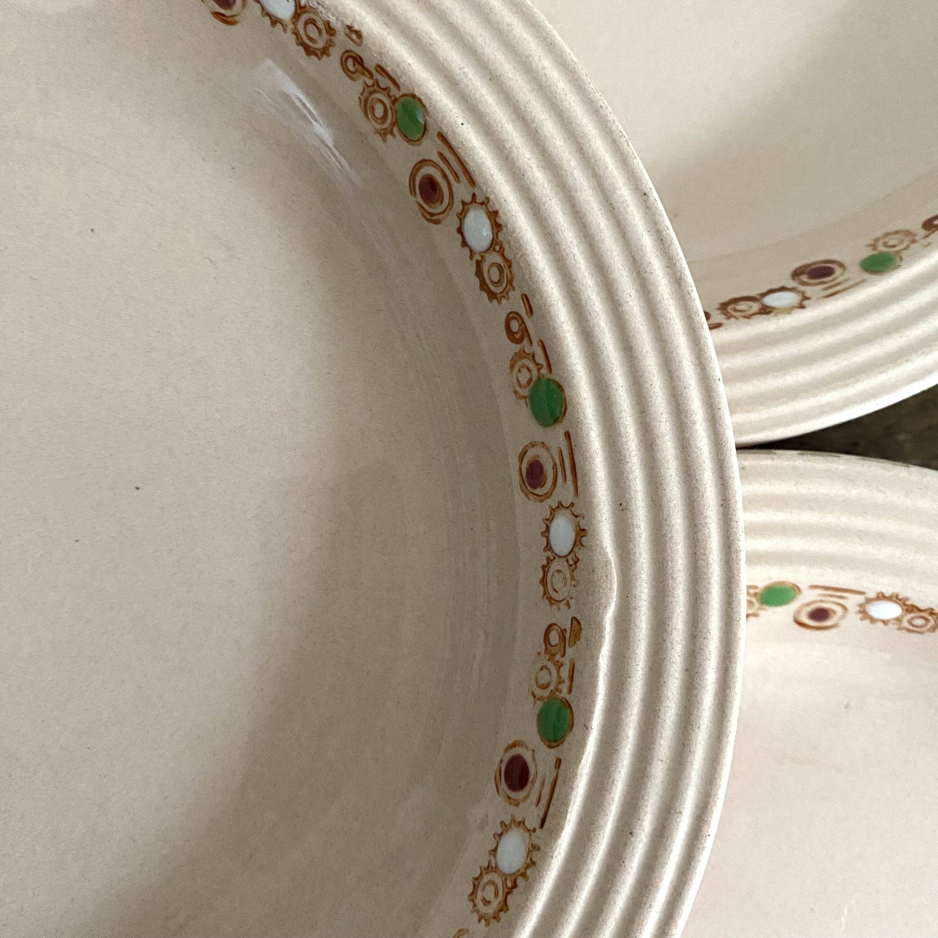 Longwy Betty model soup plates