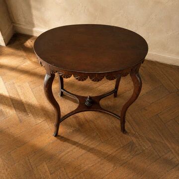 Solid wood side table Art Nouveau, circa 1900–1910