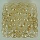 large mid century modern 1960's 1970's bubble amber glass CEILING LIGHT