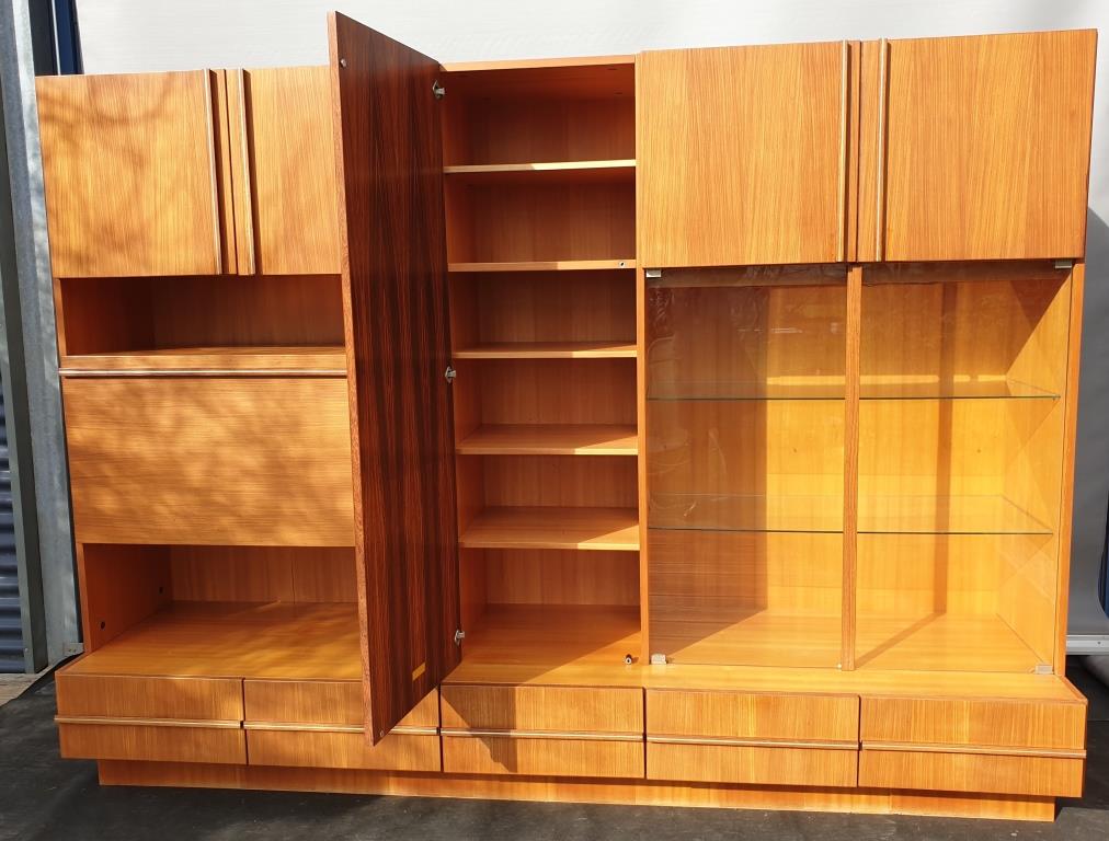 Library living Luigi Bartolini Italian design 1970