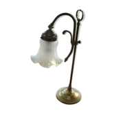 Reglable brass table lamp