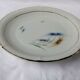 Old dish porcelain of limoges Vierzon gilding vintage flowers table service
