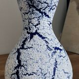 Fat lava blue pitcher Vallauris