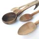Couverts en bois vintage