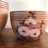 Vallauris 70's terracotta salad bowls