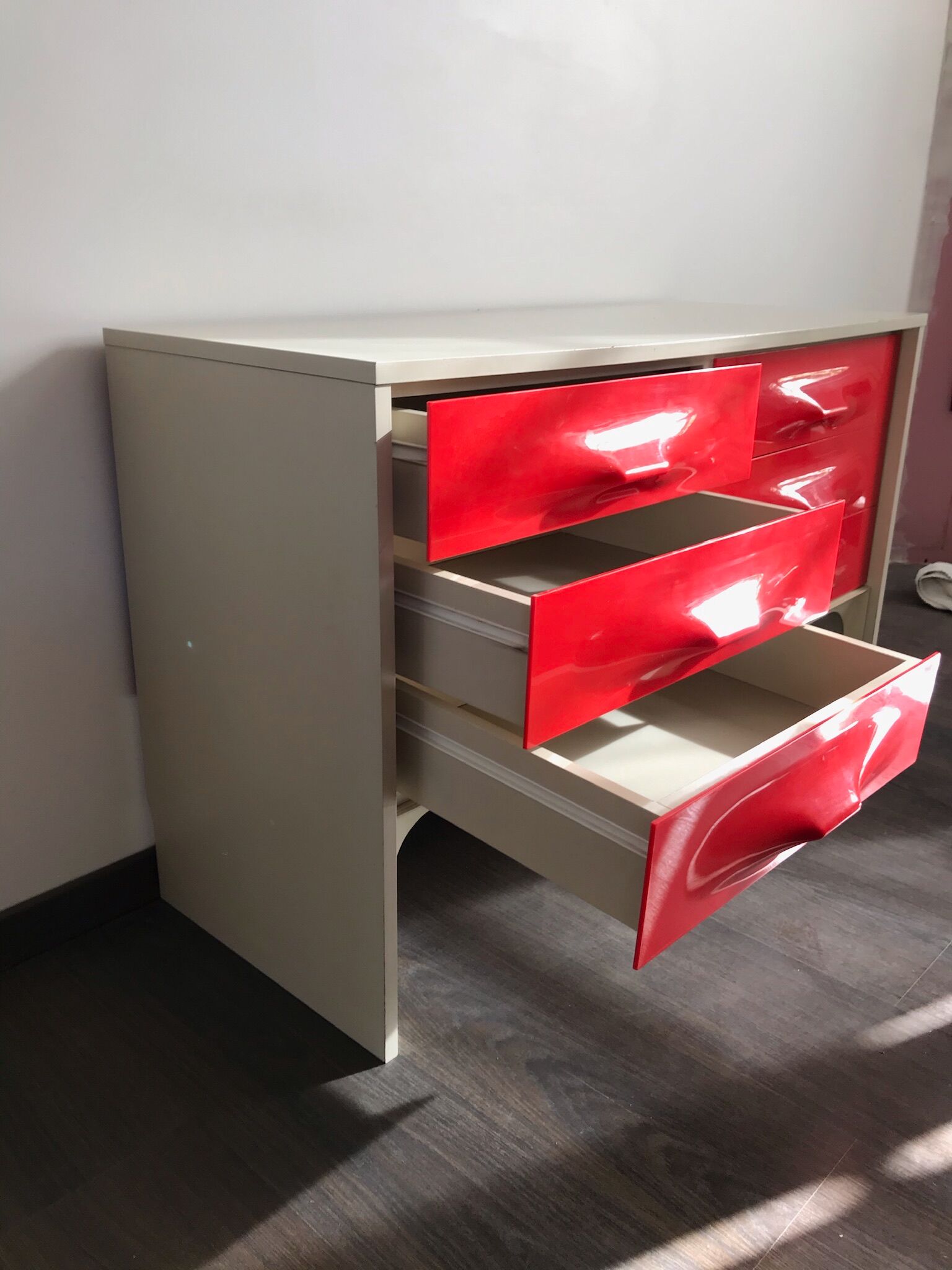 Commode DF2000 de Raymond Loewy design années 70