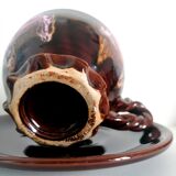 Ceramic lunch cup Vallauris 1960