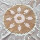 Vintage hand-embroidered tablecloth 137x142 cm