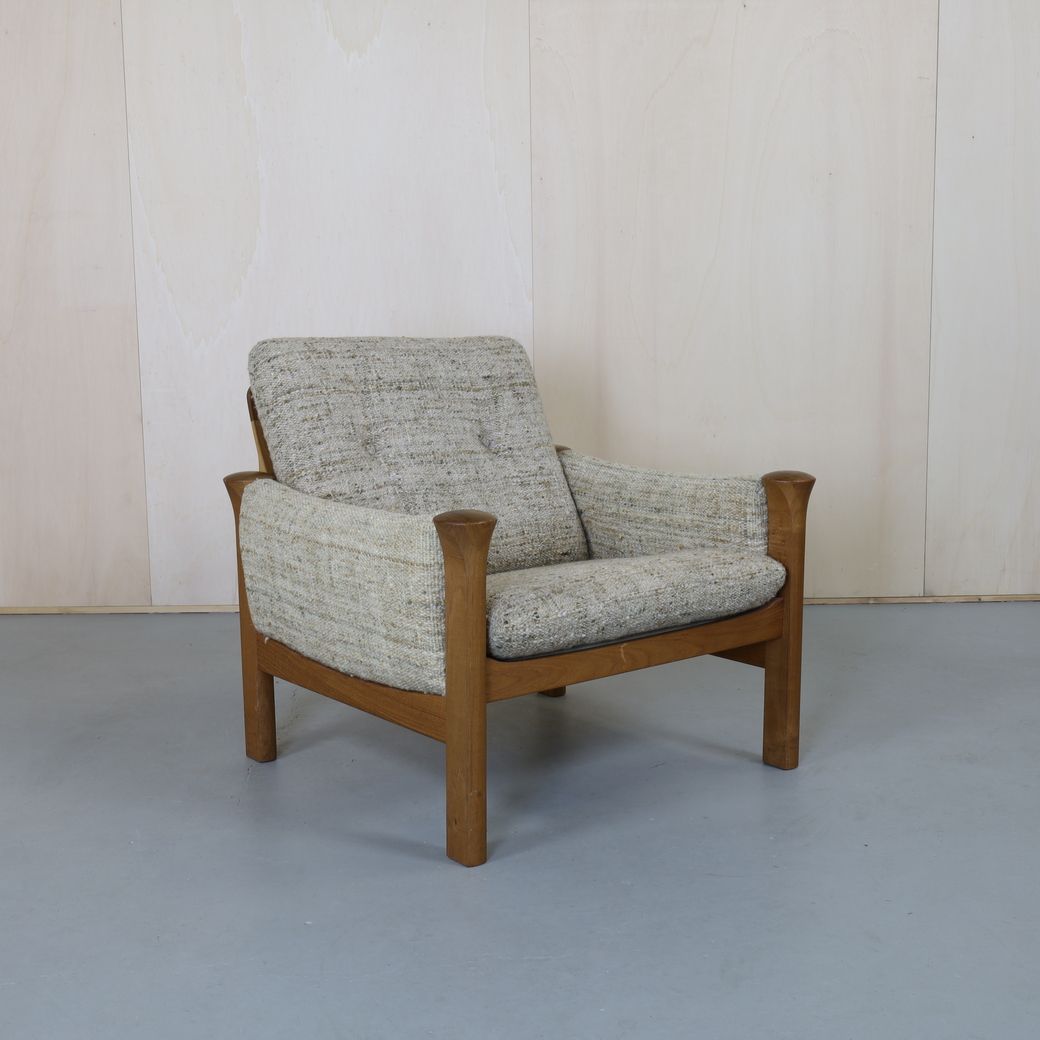 Pair of armhairs by Arne Vodder, 1970s