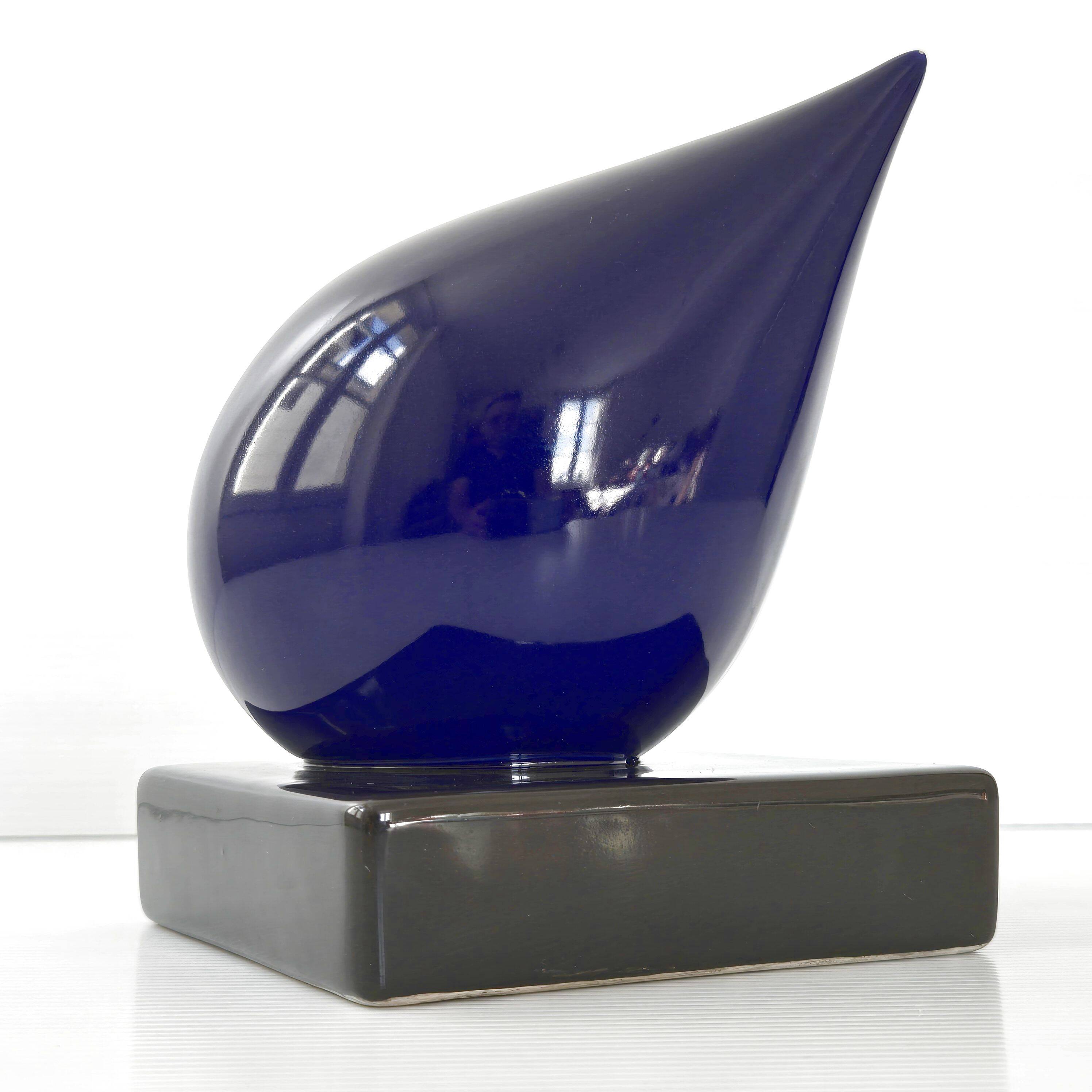 Vintage 1960s water drop ceramic sculpture