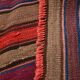 Burgundy & Brown Vintage Kilim Rug, 140x214Cm