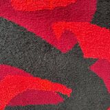 Abstract Wool Rug from the 70s