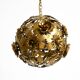 Beautiful floral-style spherical metal ceiling lamp, 1970s Regency design