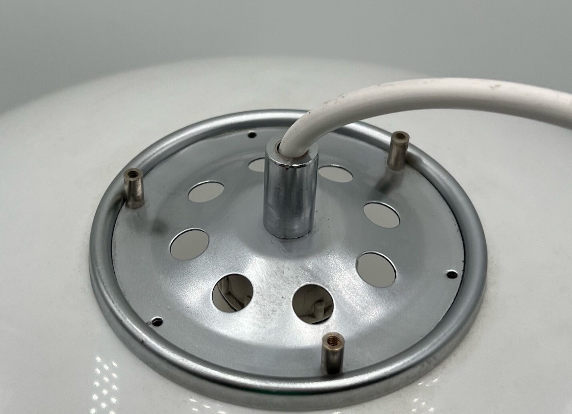 Space age pendant lamp Bud by harvey guzzini, 70s