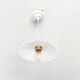 Vintage pleated pendant light