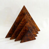 Letter holders made of cedar wood