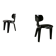 Pair of "SE 42" chairs by Egon Eiermann - Vintage
