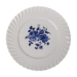 Keller Flat Plate - Guerin - Blue Flower Decoration