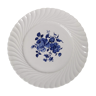 Keller Flat Plate - Guerin - Blue Flower Decoration