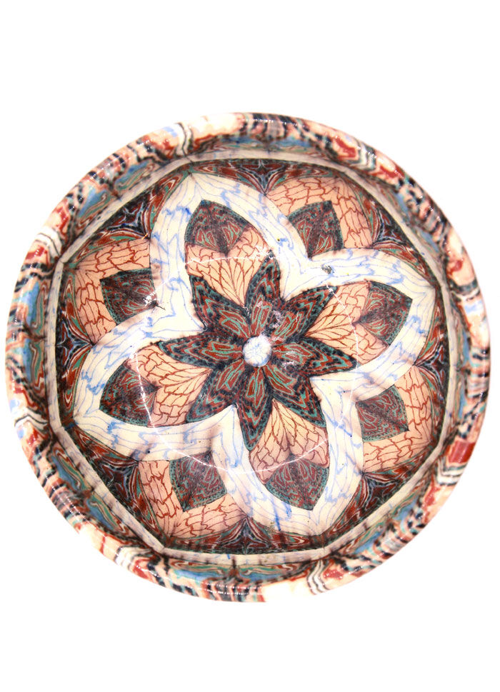 Mid-century mosaic-effect bowl by Jean Gerbino in Vallauris