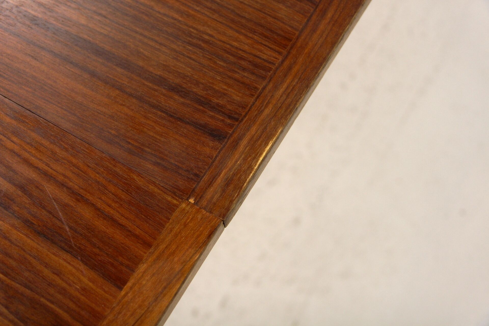 Scandinavian walnut dining table, Sweden, 1960