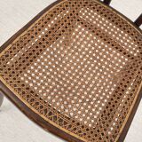 Ancienne chaise de bistrot en cannage