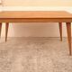 Table vintage pieds compas