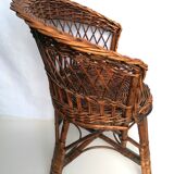 Wicker child chair