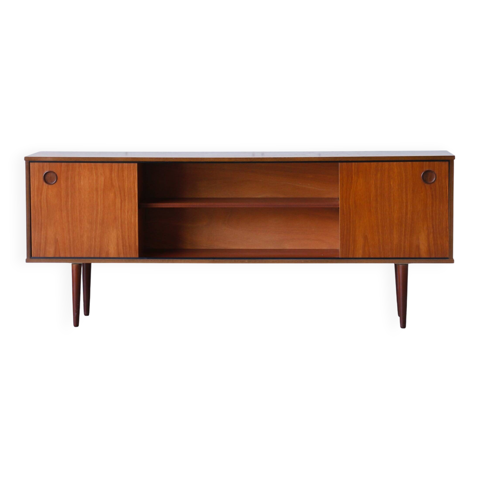 Minimalist teak sideboard – 1960s – England
