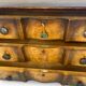 Commode italienne en placage et bois massif de noyer, années 1940-1950