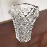 Chiseled glass vase pattern radiance