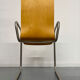 Set of 6 cantilever chairs from the Zumsteg Collection, moulded wood, 1980s.
