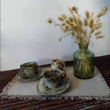 Ceramic cups and pot