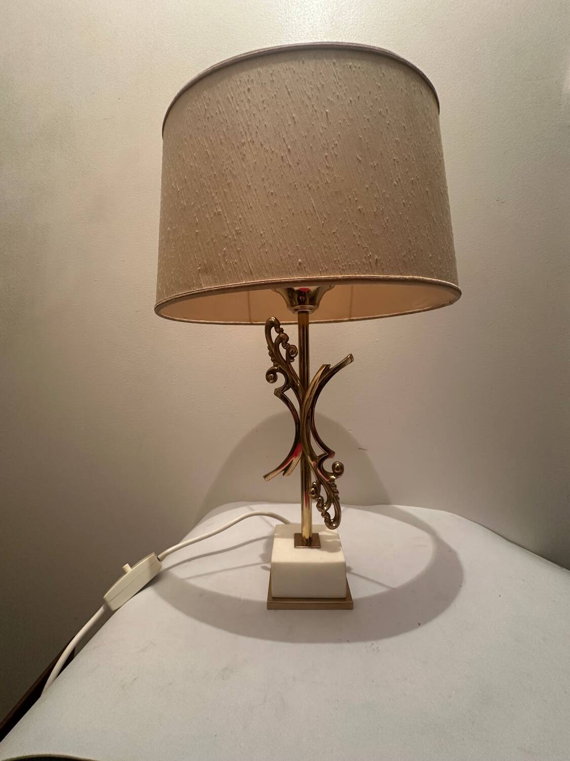 Naturalistic decorative lamp attributed to Maison Charles/Jansen.