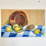 Still life with pears