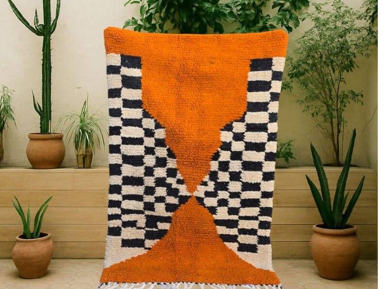 Handmade pure wool rug