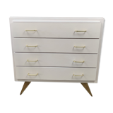 Powder pink vintage dresser