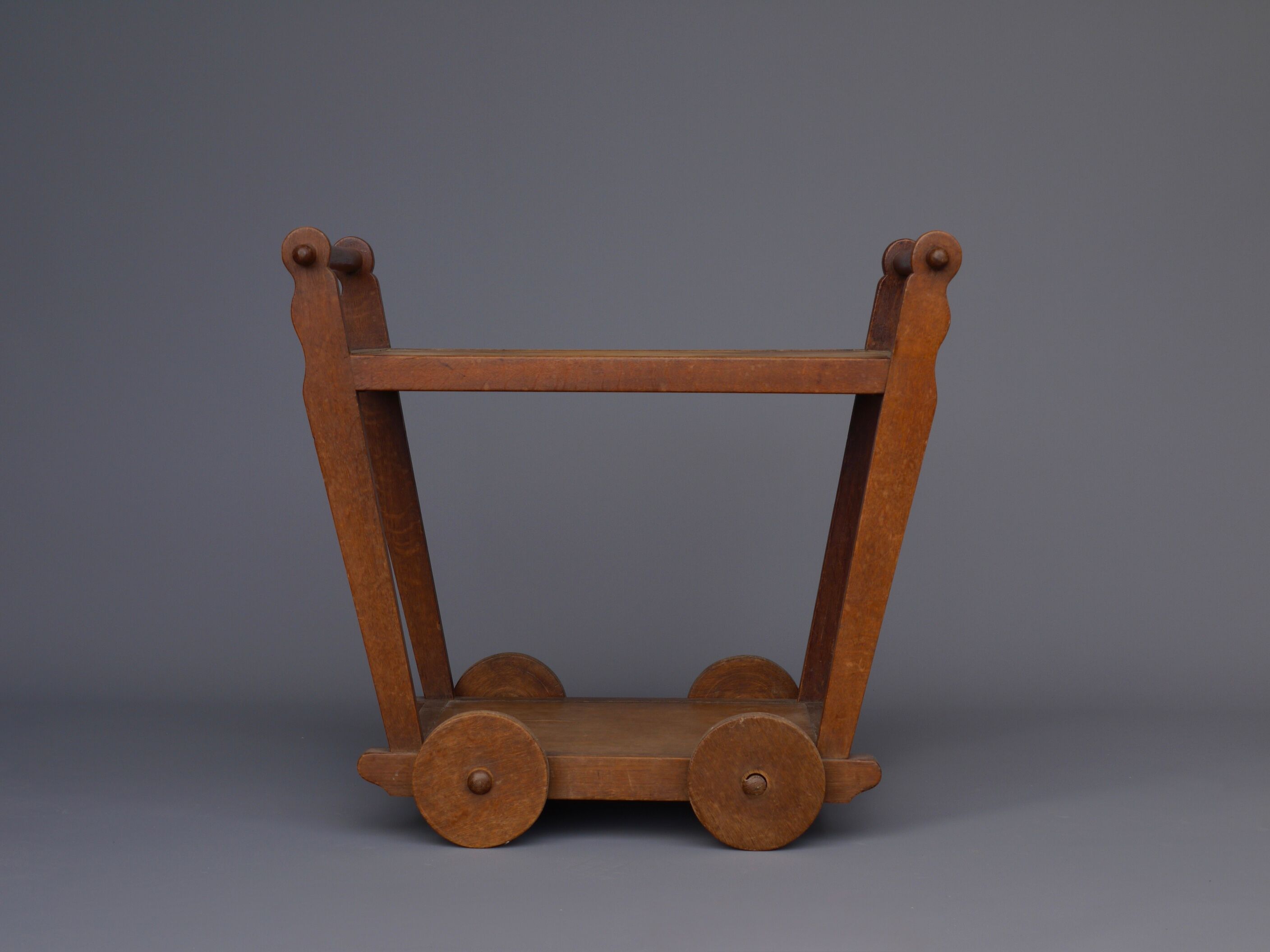 Dutch wooden tea trolley 1930s