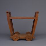 Dutch wooden tea trolley 1930s